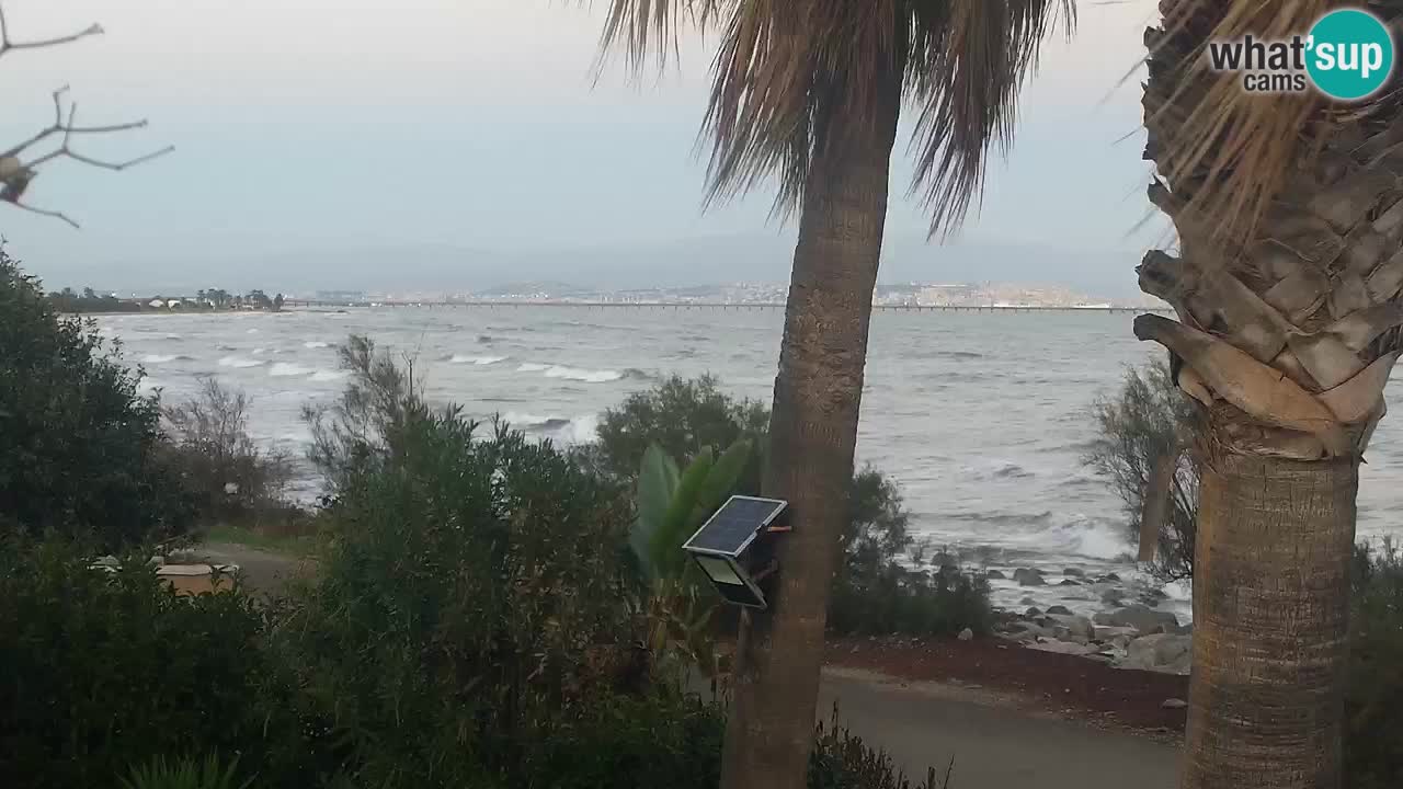 Webcam en vivo Capoterra – Playa La Maddalena – Cerdeña – Italia