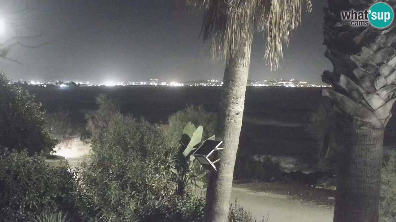 Webcam en vivo Capoterra – Playa La Maddalena – Cerdeña – Italia