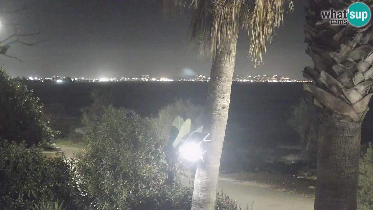 Webcam en vivo Capoterra – Playa La Maddalena – Cerdeña – Italia