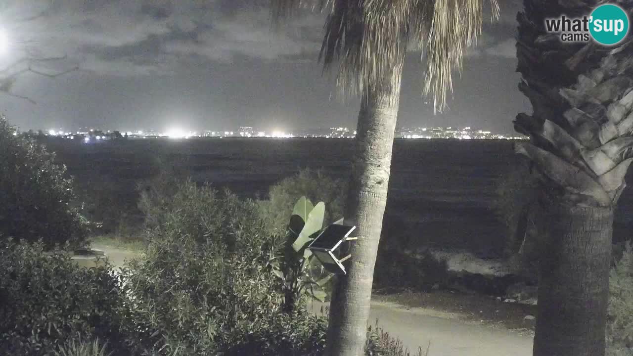 Webcam en vivo Capoterra – Playa La Maddalena – Cerdeña – Italia