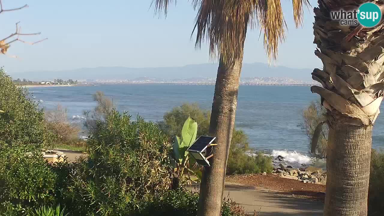 Webcam en vivo Capoterra – Playa La Maddalena – Cerdeña – Italia