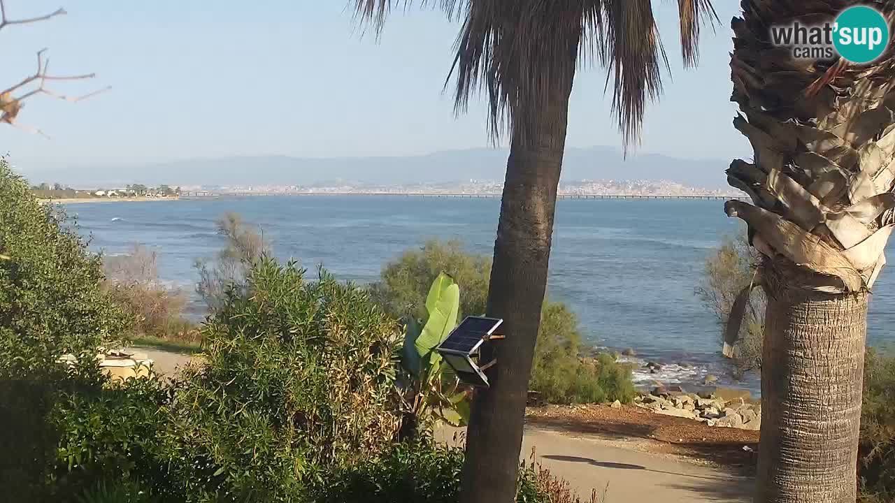 Spletna kamera v živo Capoterra – plaža La Maddalena – Sardinija – Italija