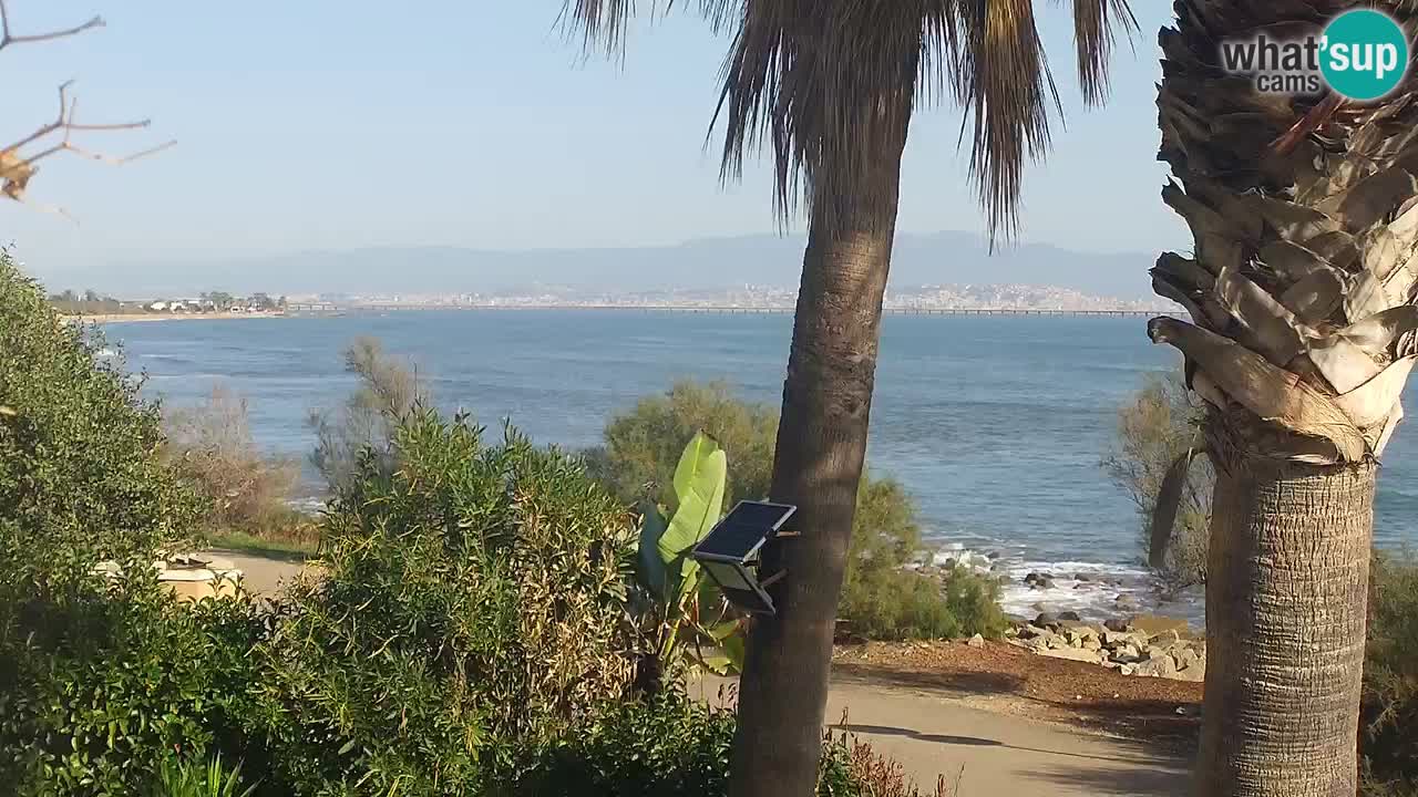 Live webcam Capoterra – Spiaggia della Maddalena – Sardegna – Italia