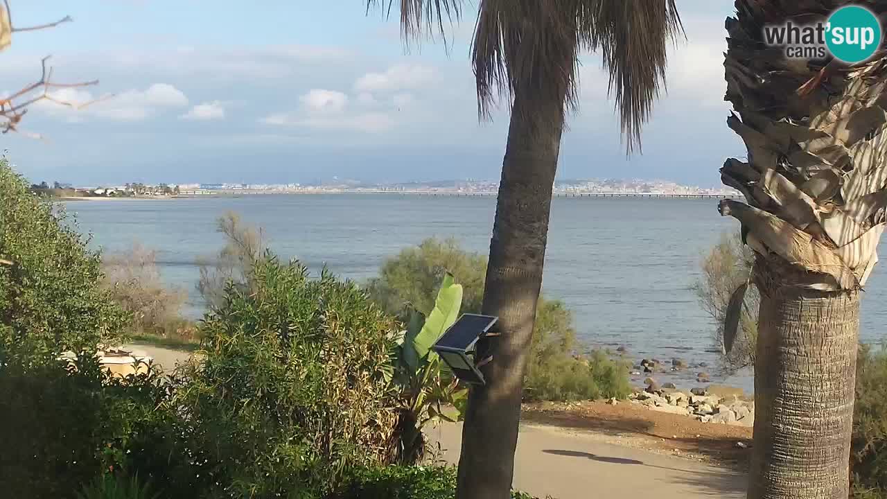 Webcam en vivo Capoterra – Playa La Maddalena – Cerdeña – Italia