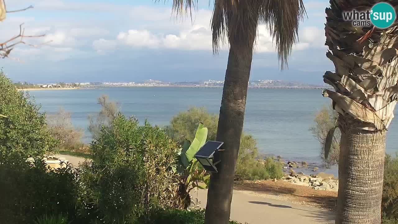 Webcam en vivo Capoterra – Playa La Maddalena – Cerdeña – Italia