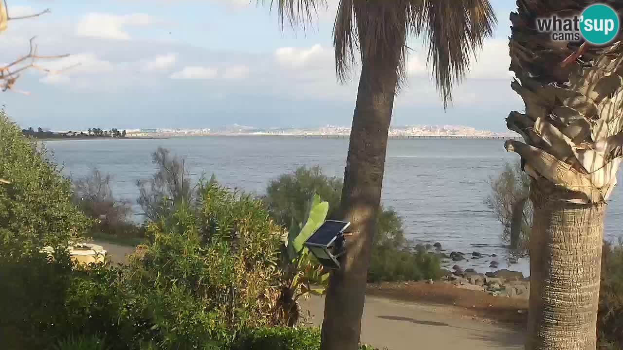 Spletna kamera v živo Capoterra – plaža La Maddalena – Sardinija – Italija