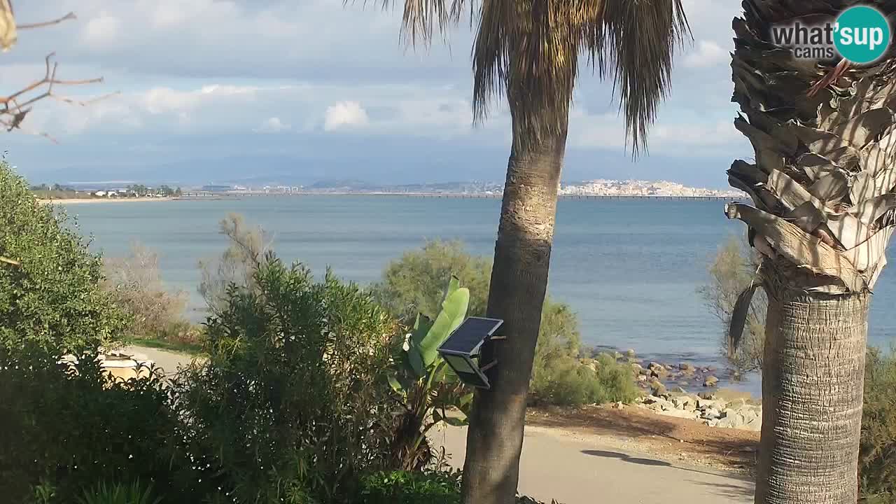 Web kamera uživo Capoterra – plaža La Maddalena – Sardinija – Italija