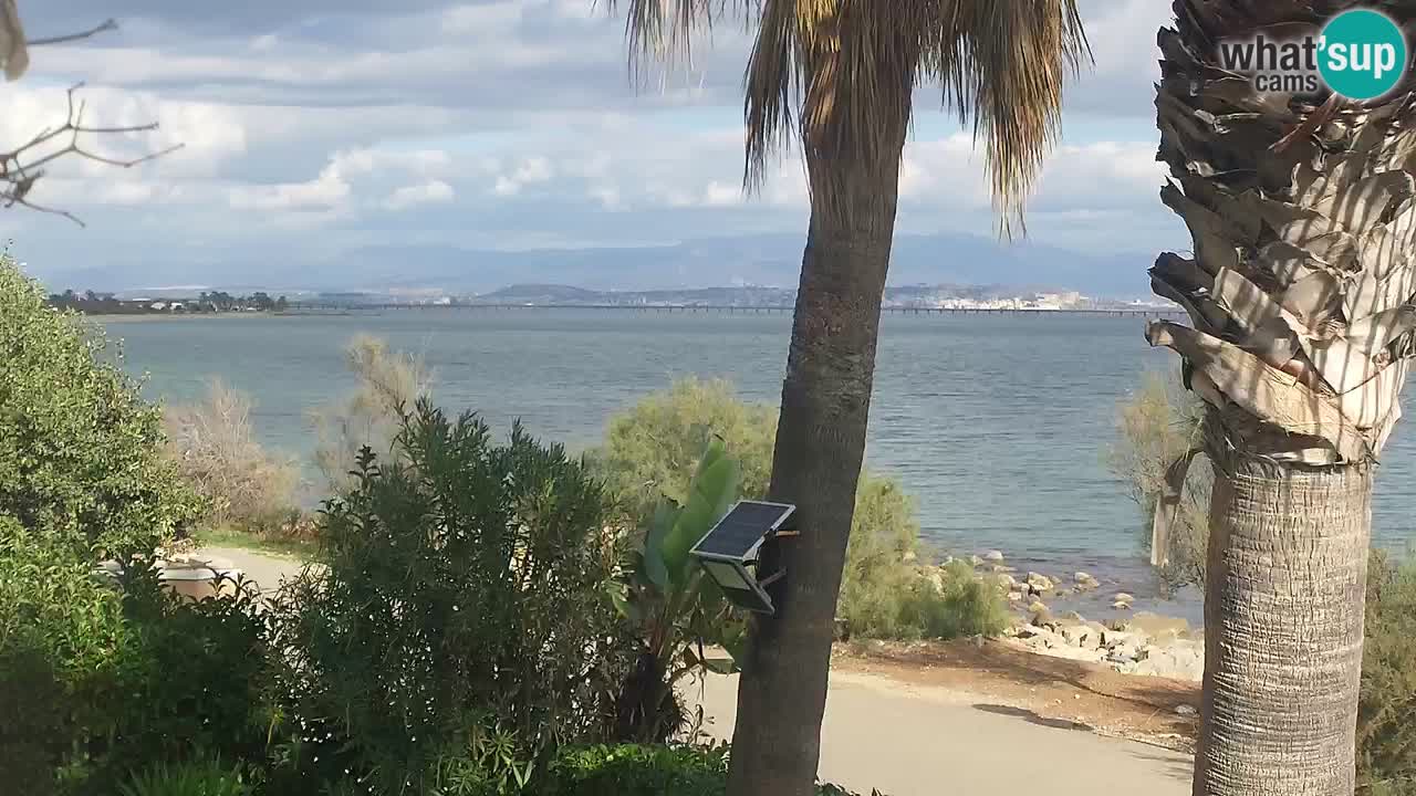 Live Webcam Capoterra – La Maddalena Strand – Sardinien – Italien