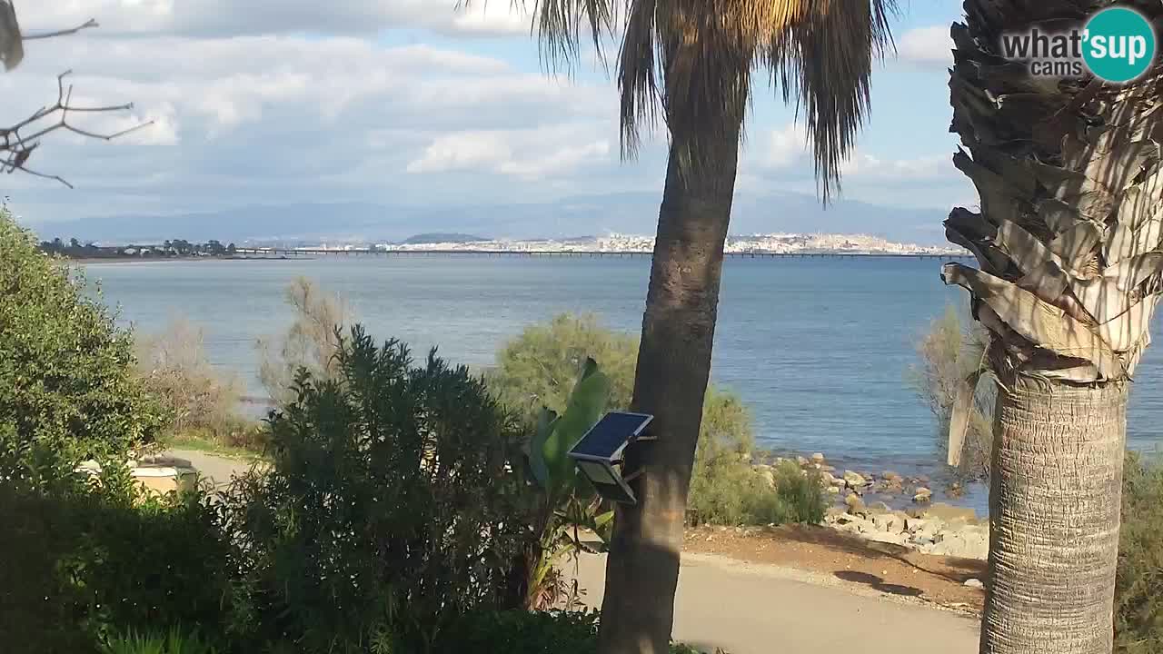 Spletna kamera v živo Capoterra – plaža La Maddalena – Sardinija – Italija