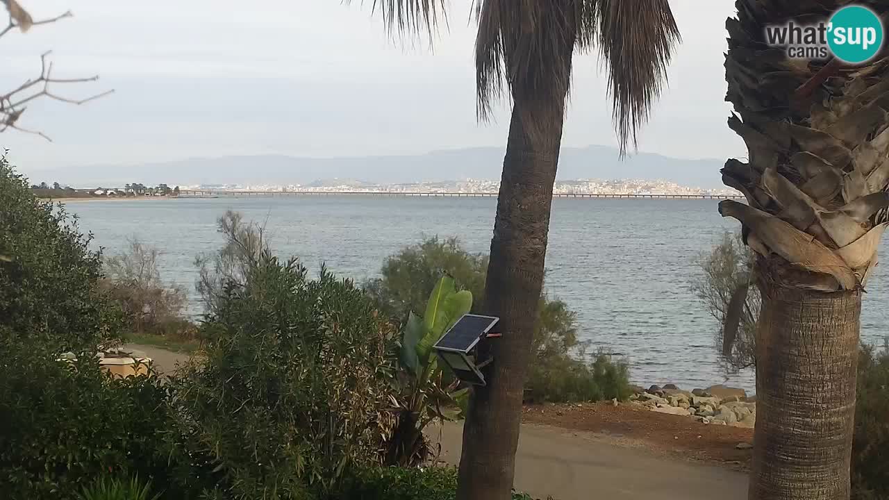 Webcam en vivo Capoterra – Playa La Maddalena – Cerdeña – Italia