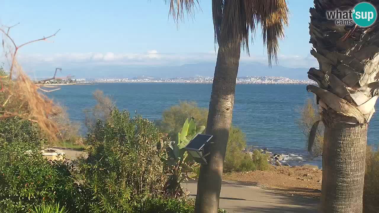 Live webcam Capoterra – La Maddalena beach – Sardinia – Italy