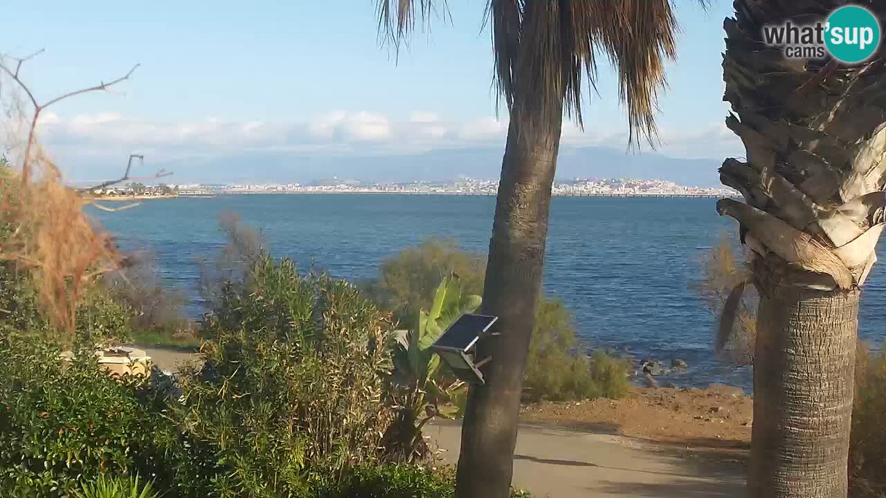 Live webcam Capoterra – La Maddalena beach – Sardinia – Italy