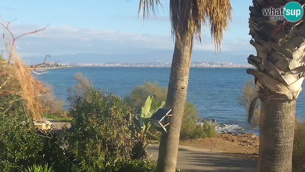 Live webcam Capoterra – La Maddalena beach – Sardinia – Italy