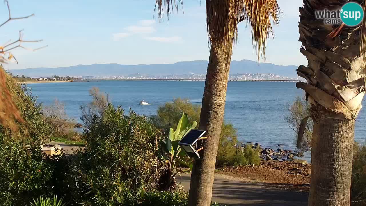 Spletna kamera v živo Capoterra – plaža La Maddalena – Sardinija – Italija