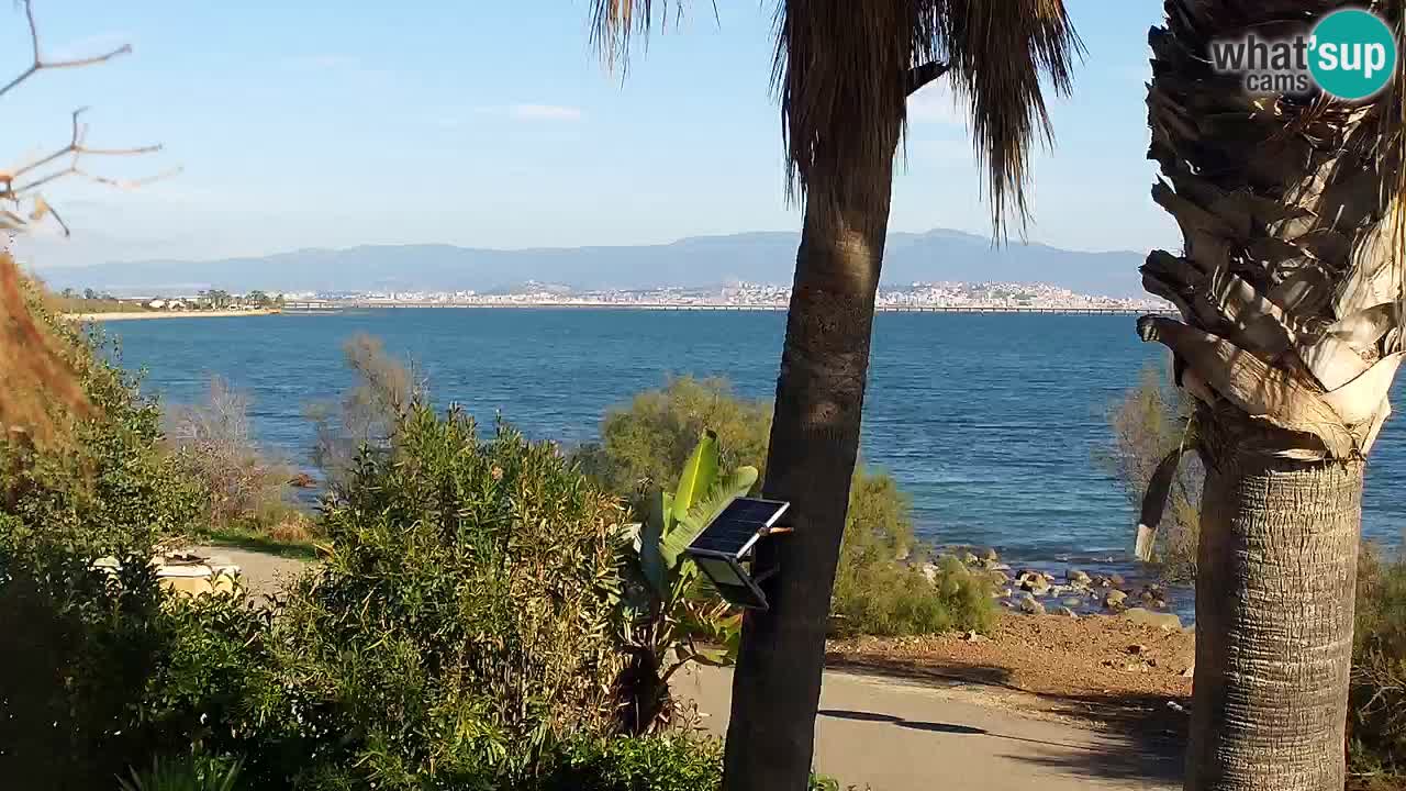 Live webcam Capoterra – Spiaggia della Maddalena – Sardegna – Italia