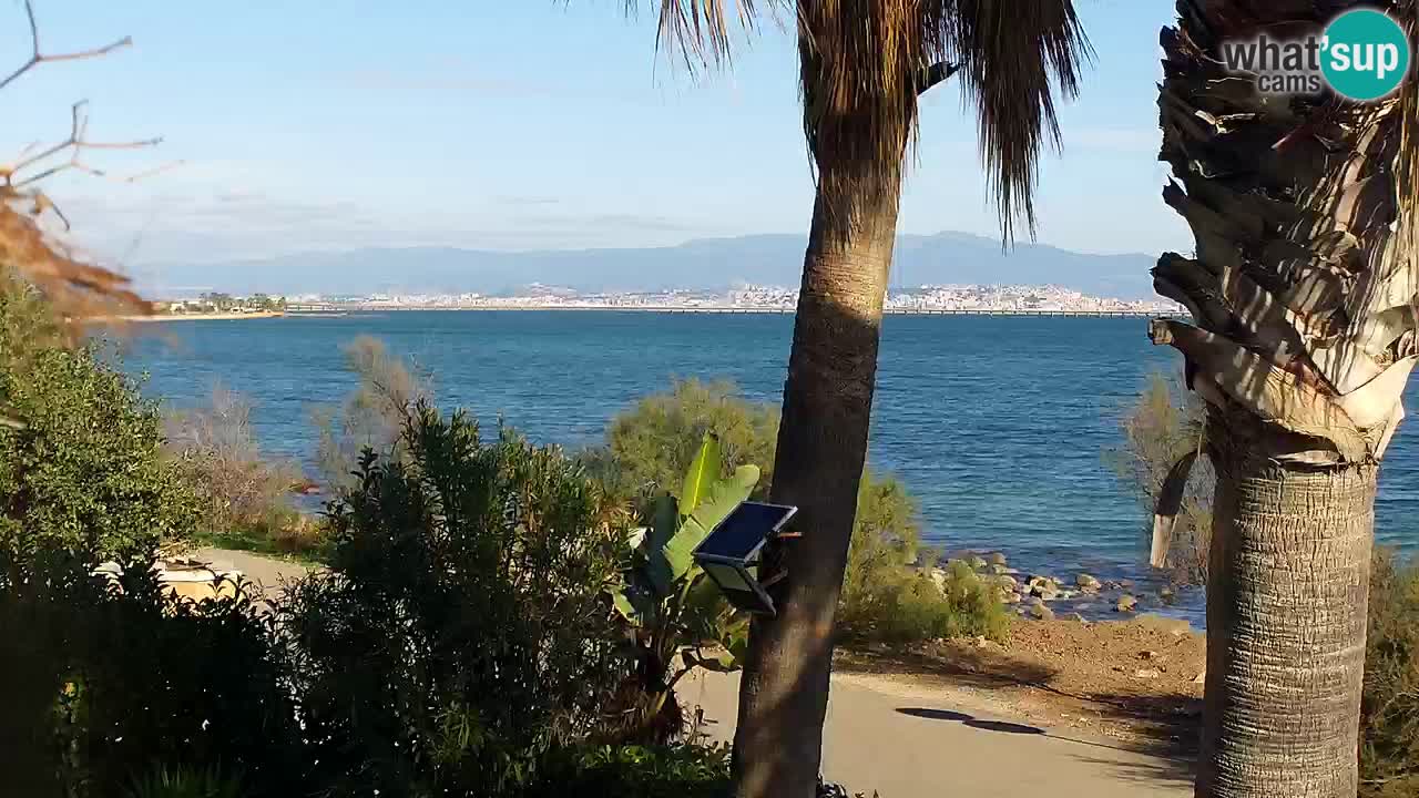 Live Webcam Capoterra – La Maddalena Strand – Sardinien – Italien