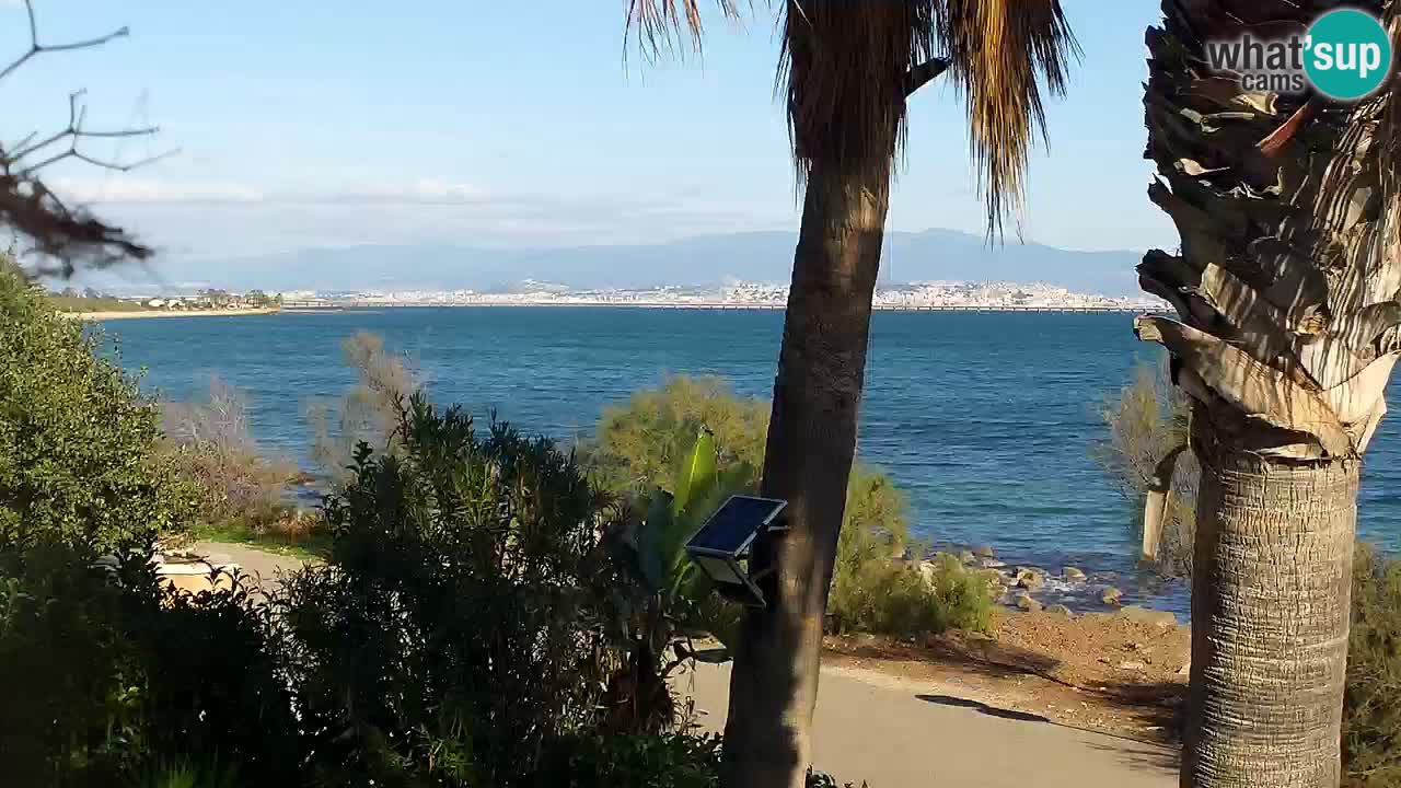 Live webcam Capoterra – Spiaggia della Maddalena – Sardegna – Italia