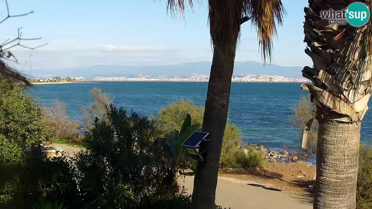 Spletna kamera v živo Capoterra – plaža La Maddalena – Sardinija – Italija