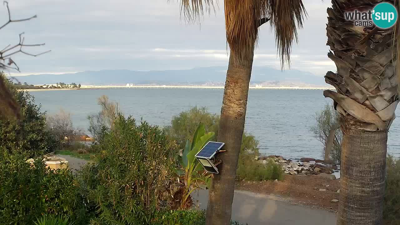 Live webcam Capoterra – Spiaggia della Maddalena – Sardegna – Italia