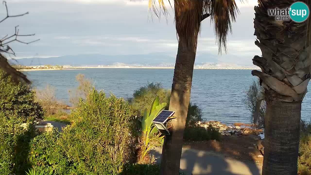 Spletna kamera v živo Capoterra – plaža La Maddalena – Sardinija – Italija