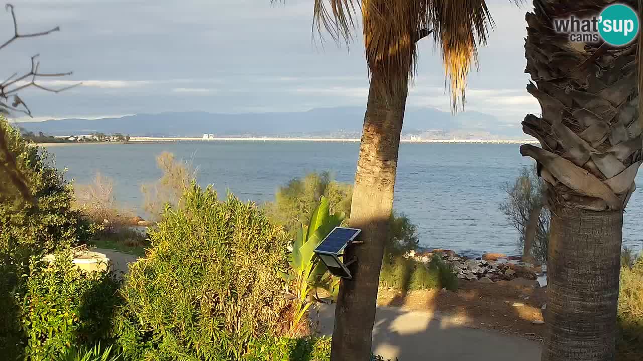 Spletna kamera v živo Capoterra – plaža La Maddalena – Sardinija – Italija