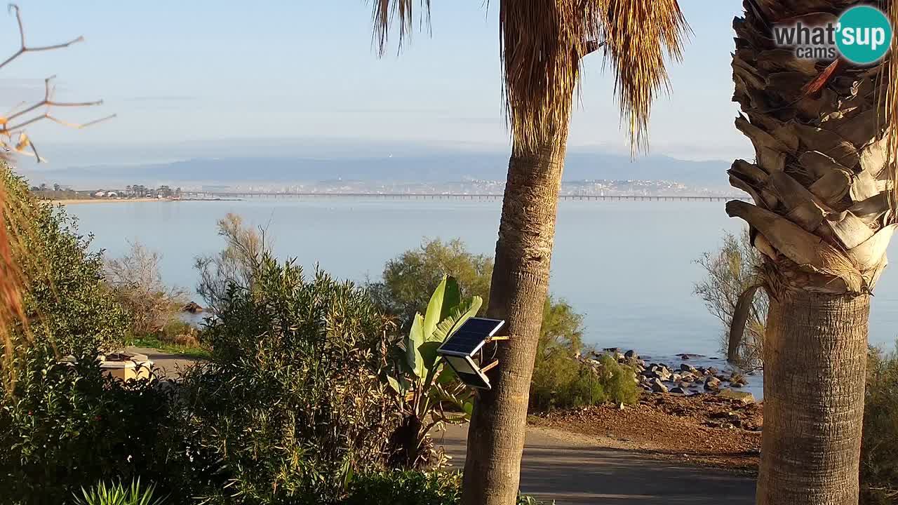 Webcam en vivo Capoterra – Playa La Maddalena – Cerdeña – Italia