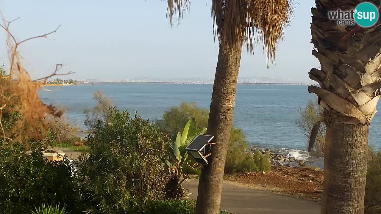 Live webcam Capoterra – Spiaggia della Maddalena – Sardegna – Italia