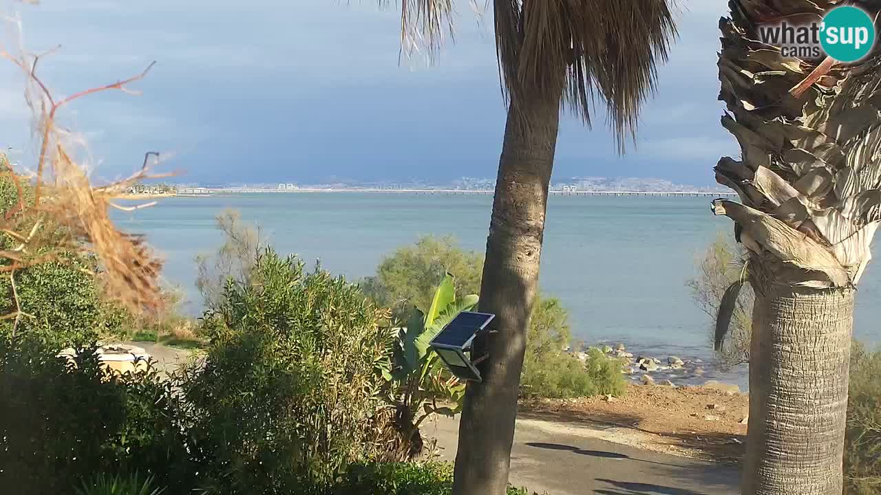 Live webcam Capoterra – Spiaggia della Maddalena – Sardegna – Italia