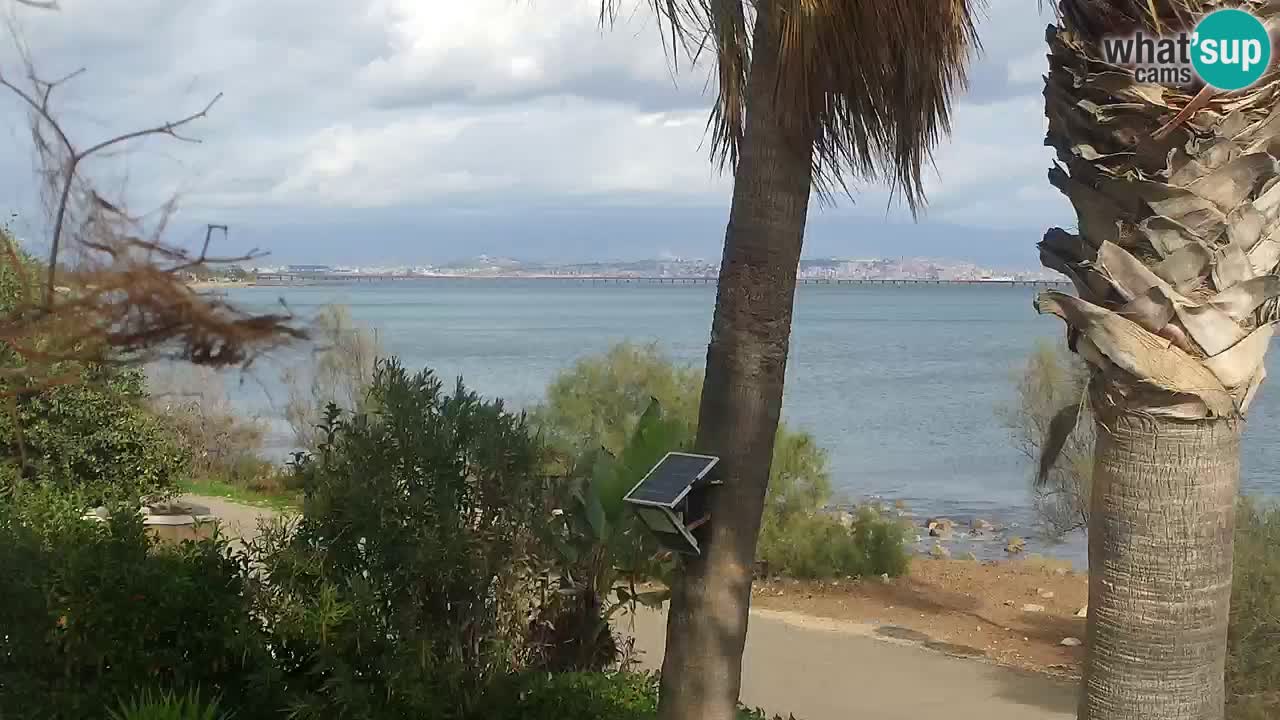 Live Webcam Capoterra – La Maddalena Strand – Sardinien – Italien