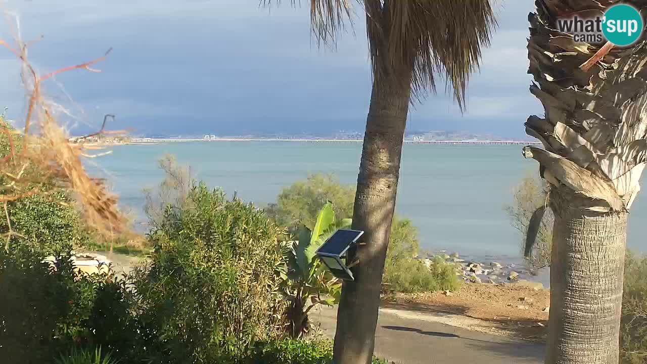 Webcam en vivo Capoterra – Playa La Maddalena – Cerdeña – Italia