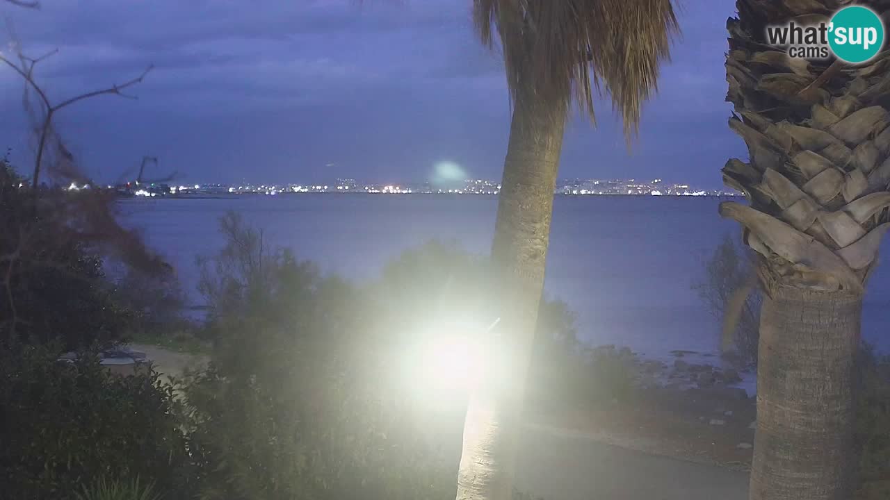 Webcam en vivo Capoterra – Playa La Maddalena – Cerdeña – Italia