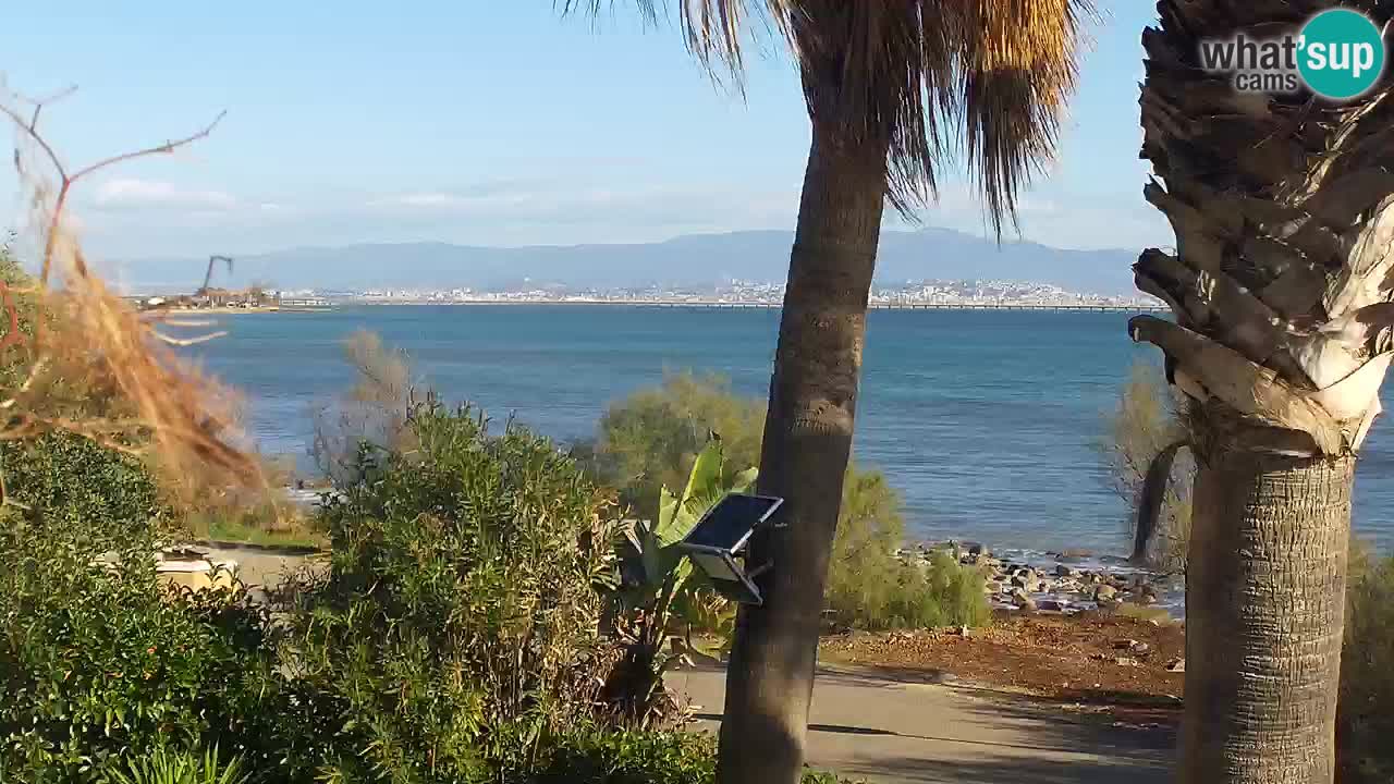 Live webcam Capoterra – La Maddalena beach – Sardinia – Italy