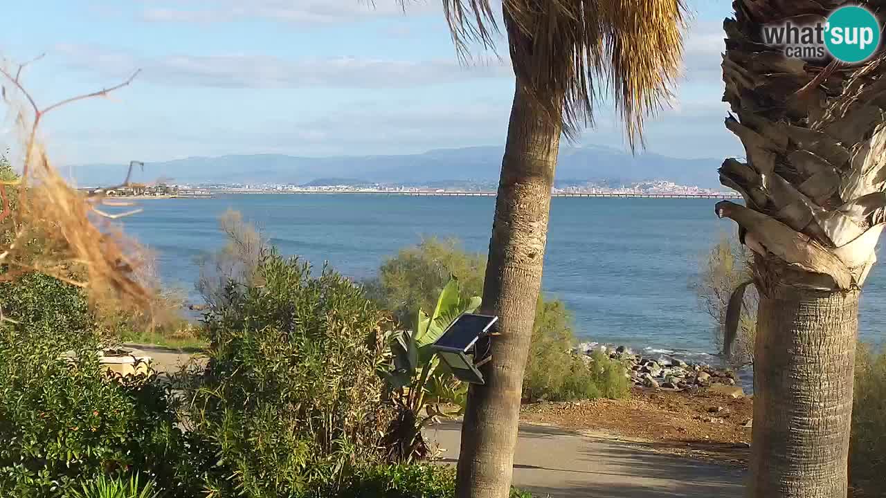 Webcam en vivo Capoterra – Playa La Maddalena – Cerdeña – Italia