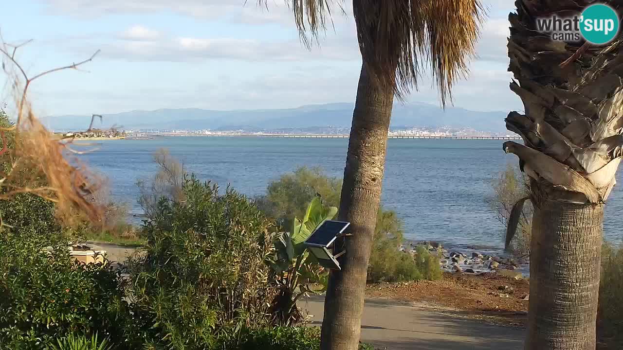 Live webcam Capoterra – Spiaggia della Maddalena – Sardegna – Italia