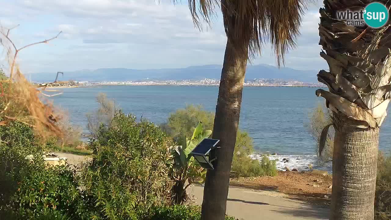 Web kamera uživo Capoterra – plaža La Maddalena – Sardinija – Italija