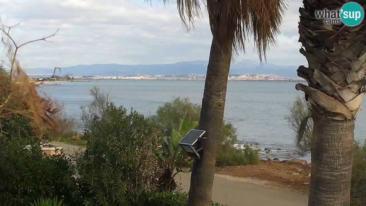 Live webcam Capoterra – Spiaggia della Maddalena – Sardegna – Italia