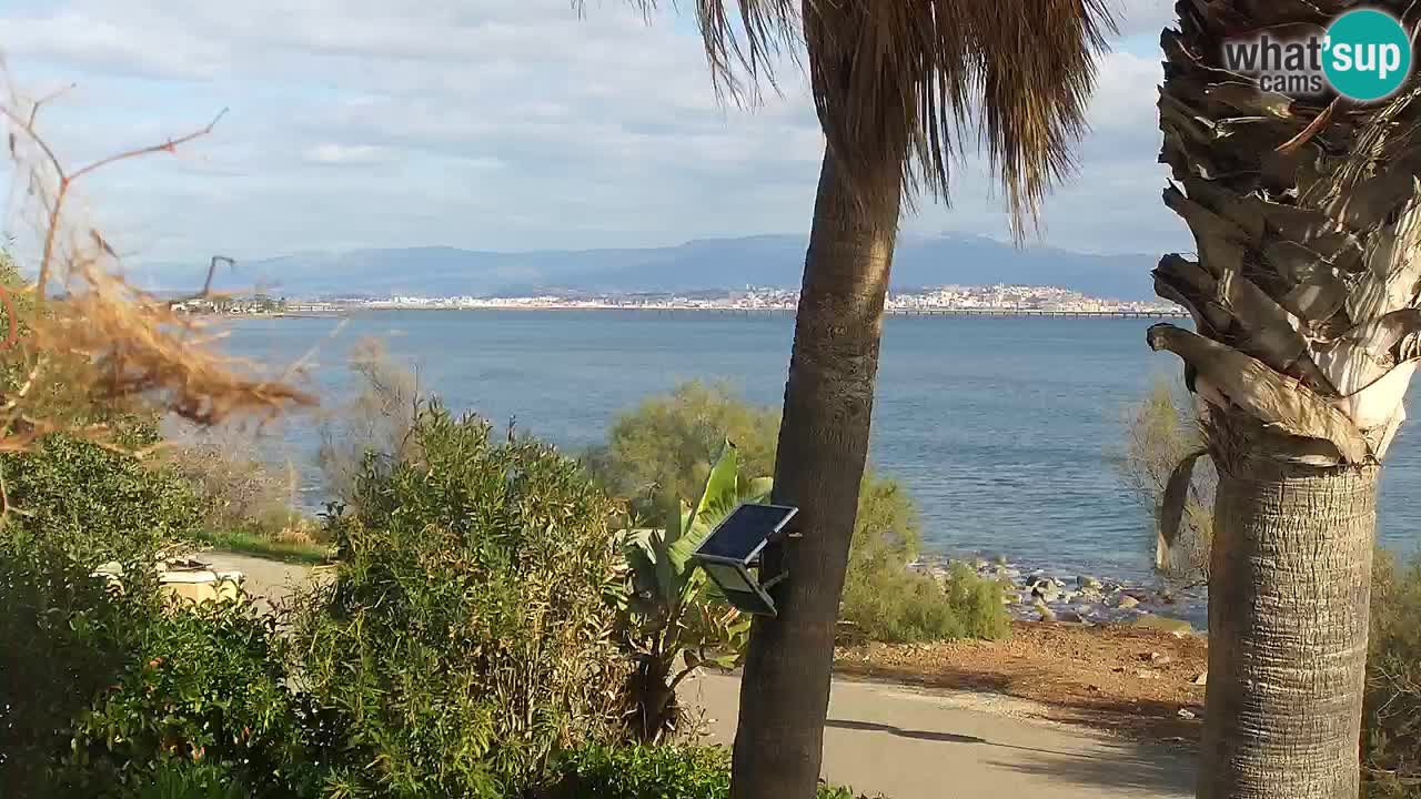 Live webcam Capoterra – Spiaggia della Maddalena – Sardegna – Italia