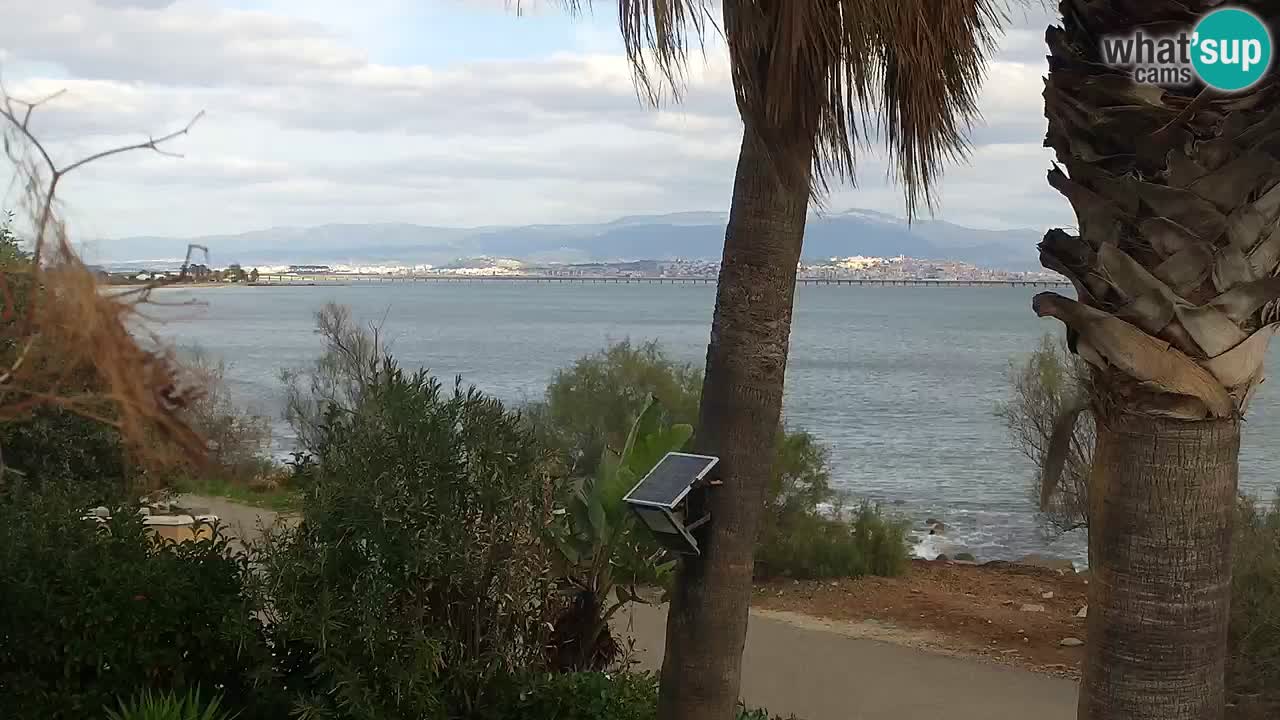 Live webcam Capoterra – Spiaggia della Maddalena – Sardegna – Italia