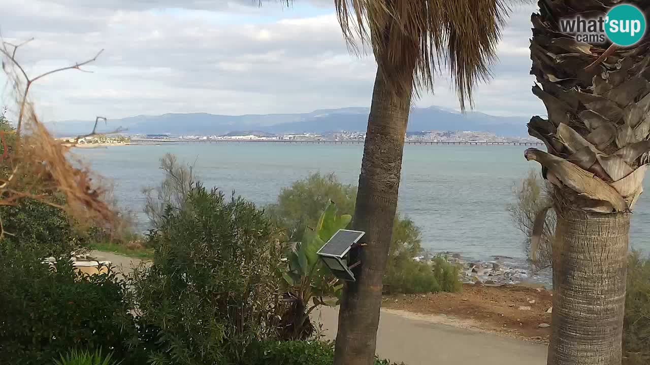 Live webcam Capoterra – Spiaggia della Maddalena – Sardegna – Italia