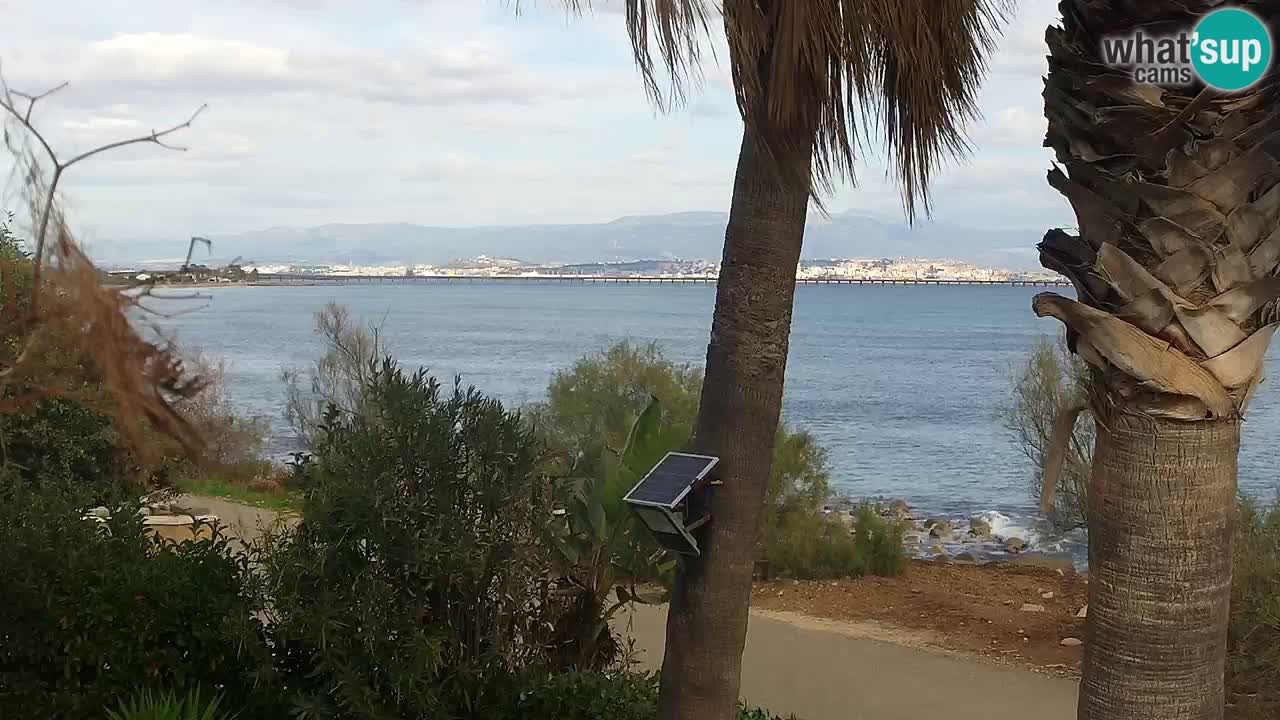 Live webcam Capoterra – Spiaggia della Maddalena – Sardegna – Italia