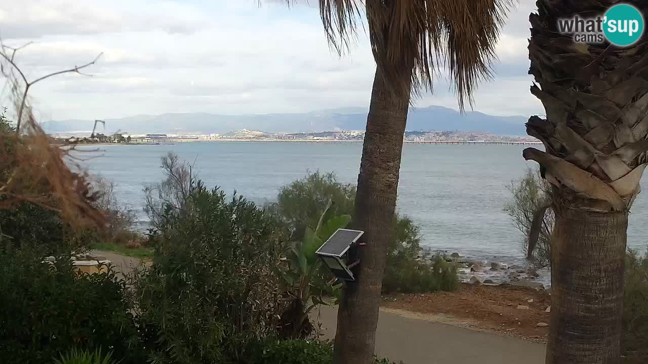 Live Webcam Capoterra – La Maddalena Strand – Sardinien – Italien