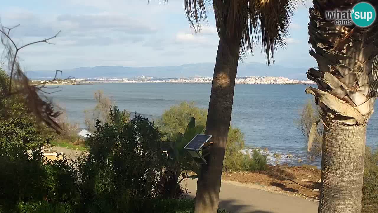 Live webcam Capoterra – La Maddalena beach – Sardinia – Italy