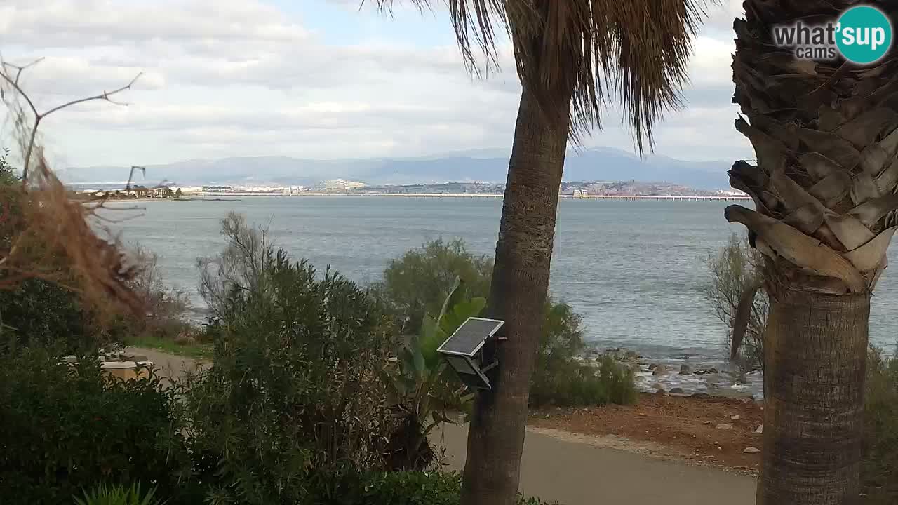 Live webcam Capoterra – La Maddalena beach – Sardinia – Italy