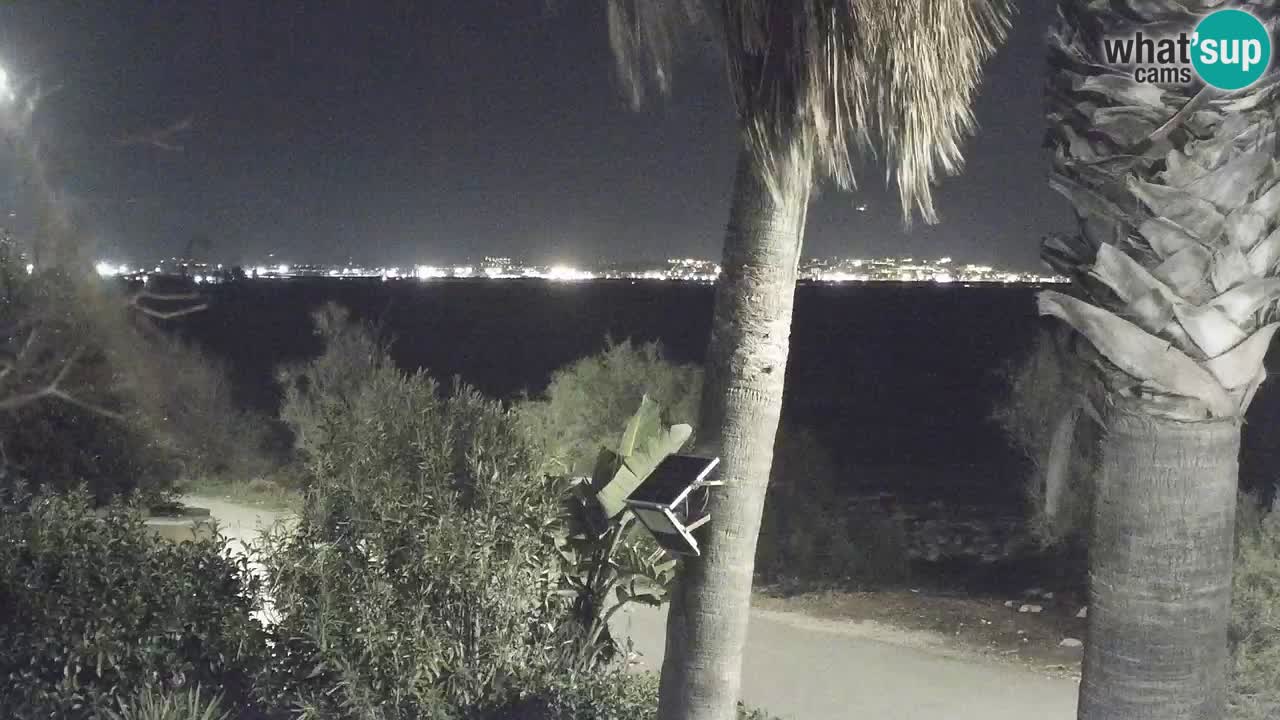 Webcam en direct Capoterra – Plage de La Maddalena – Sardaigne – Italie