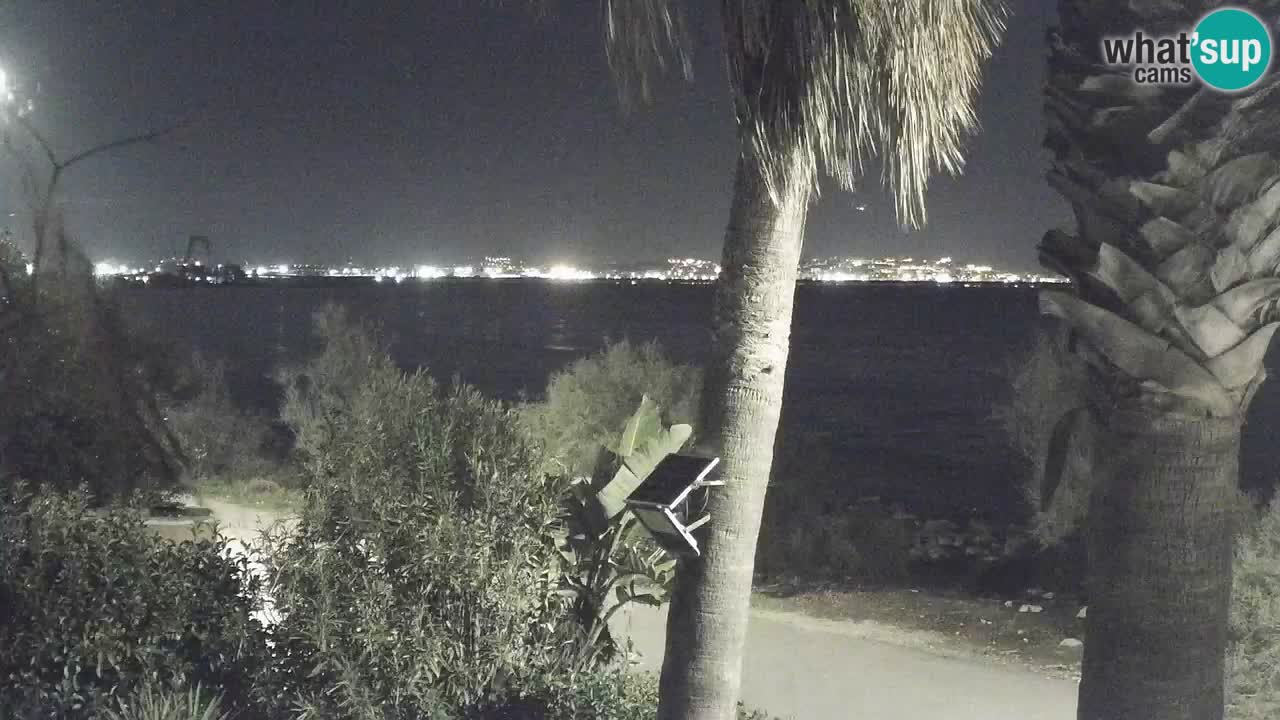 Webcam en direct Capoterra – Plage de La Maddalena – Sardaigne – Italie