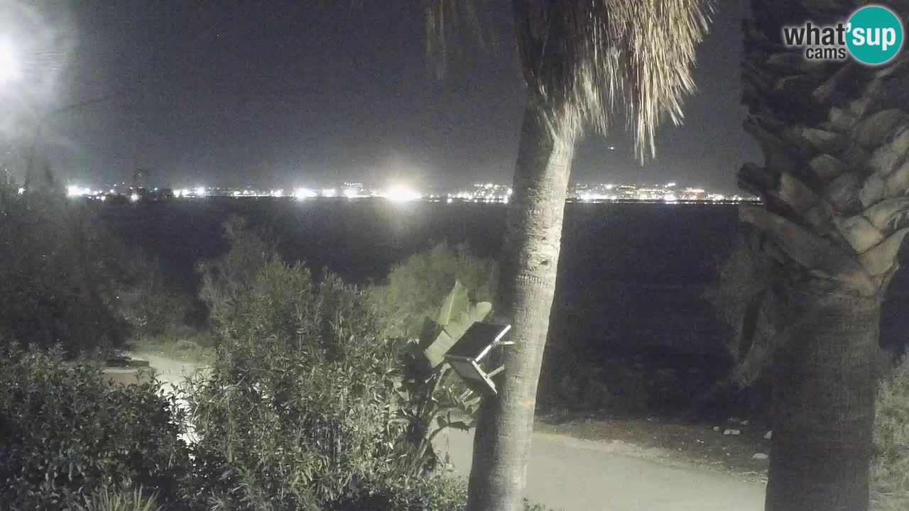 Webcam en vivo Capoterra – Playa La Maddalena – Cerdeña – Italia