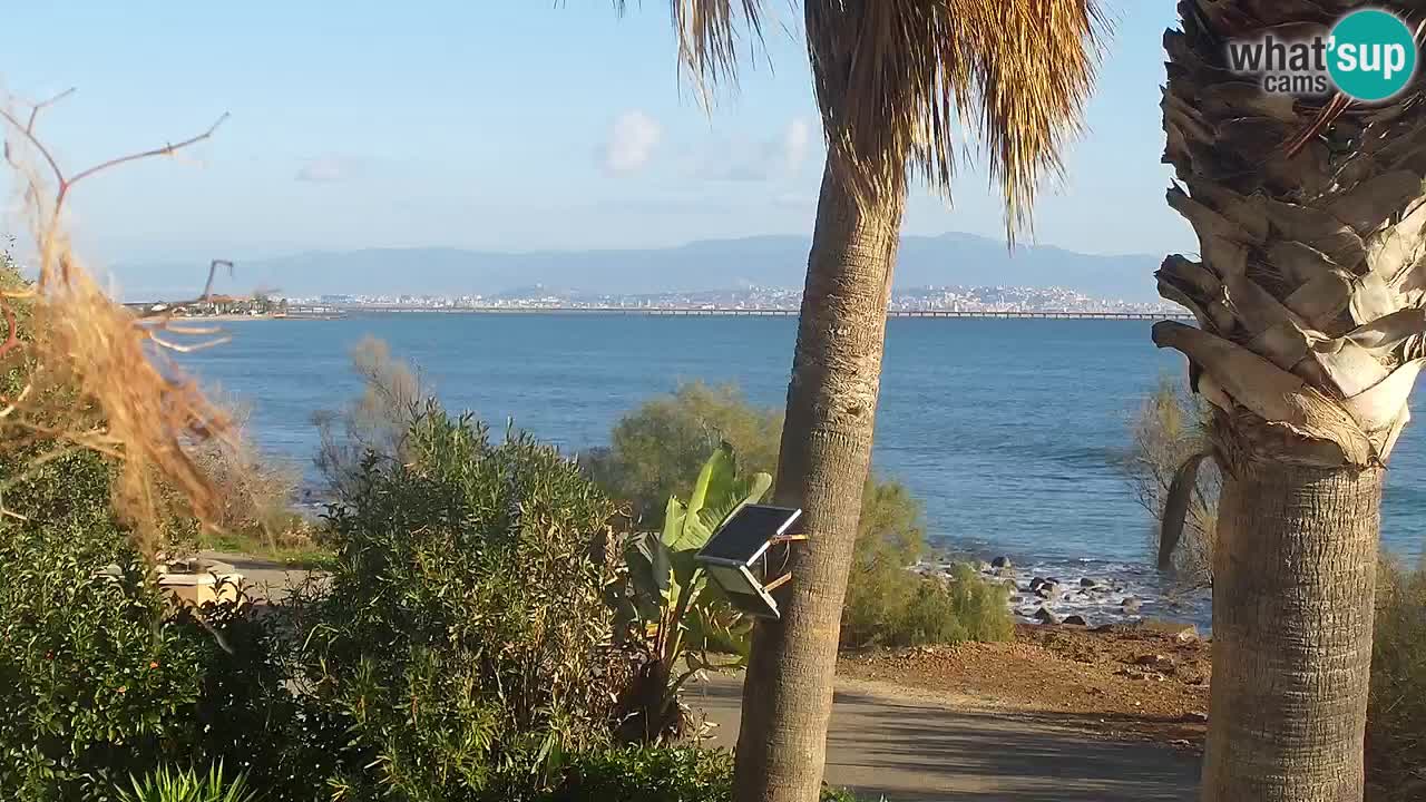 Live webcam Capoterra – La Maddalena beach – Sardinia – Italy