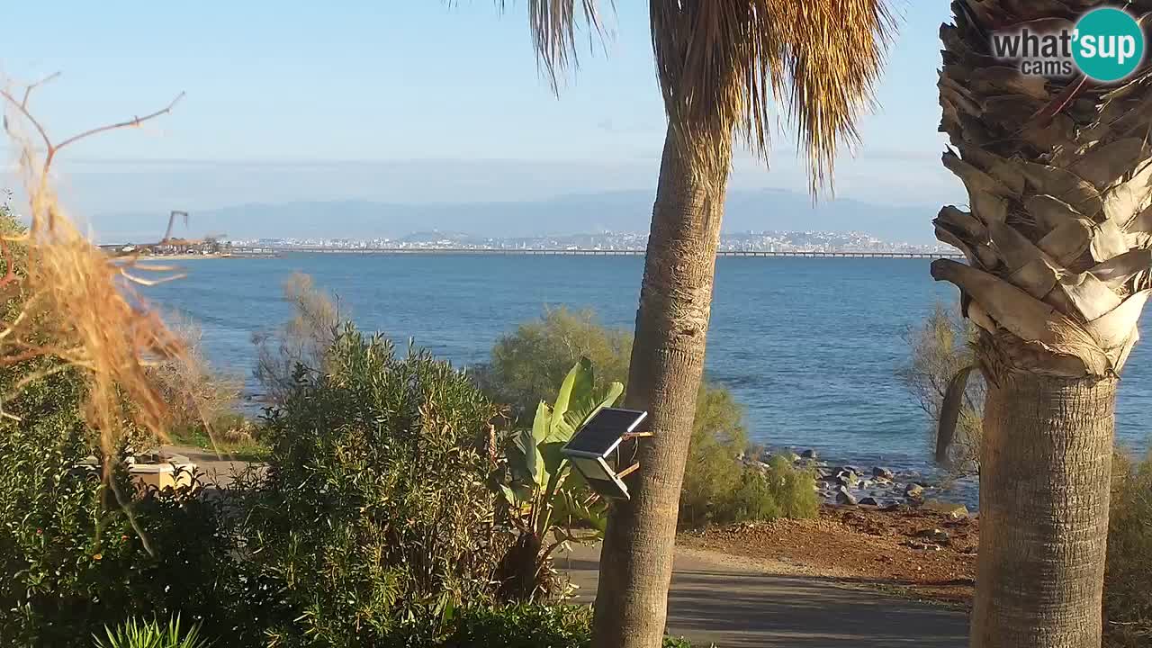 Webcam en direct Capoterra – Plage de La Maddalena – Sardaigne – Italie