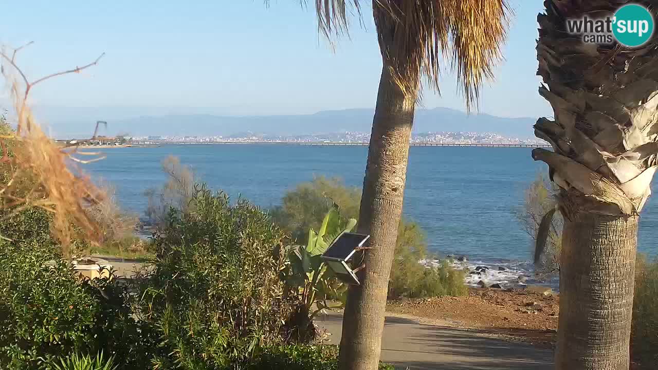 Web kamera uživo Capoterra – plaža La Maddalena – Sardinija – Italija