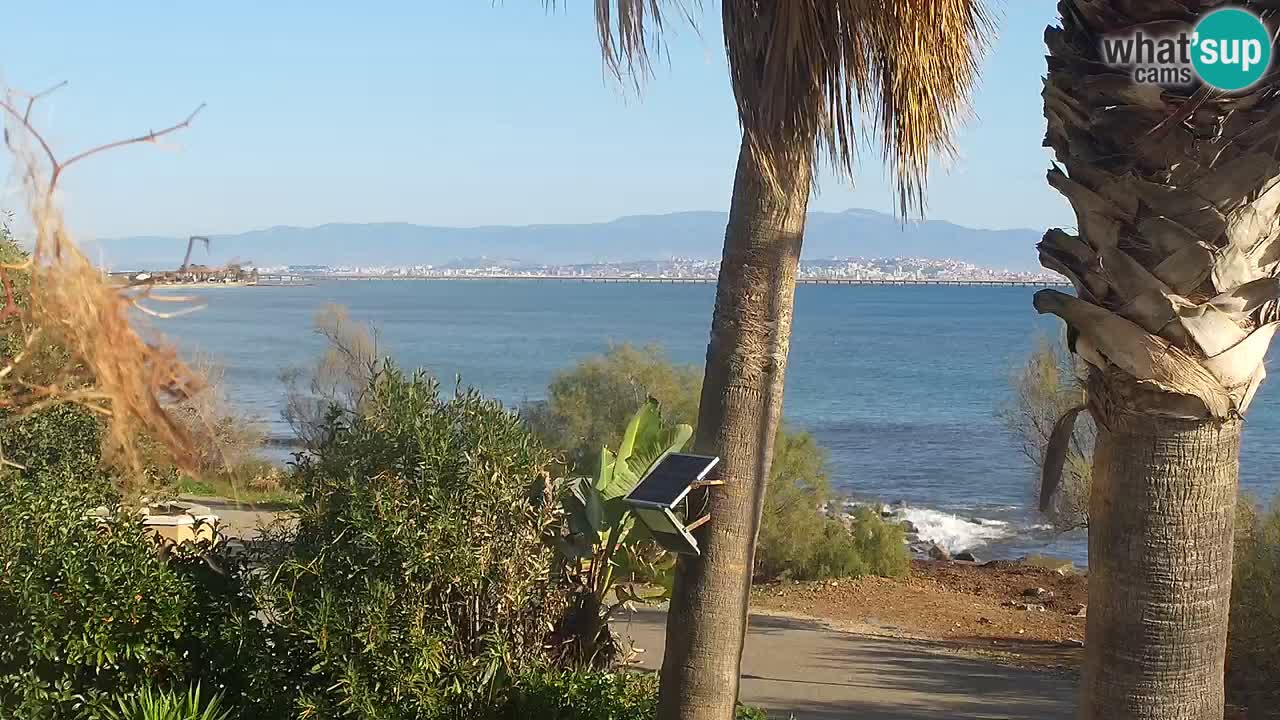 Live webcam Capoterra – La Maddalena beach – Sardinia – Italy